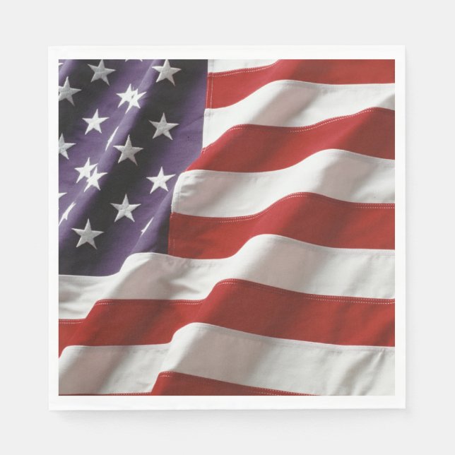 Guardanapo De Papel Bandeira dos Estados Unidos (Frente)