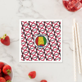 Guardanapo De Papel Bandeira e Selo de Alabamian, Bandeira do Alabama