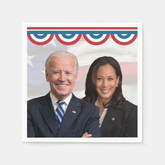 Guardanapo De Papel Bandeira Fundo Joe Biden Kamala Harris 2020