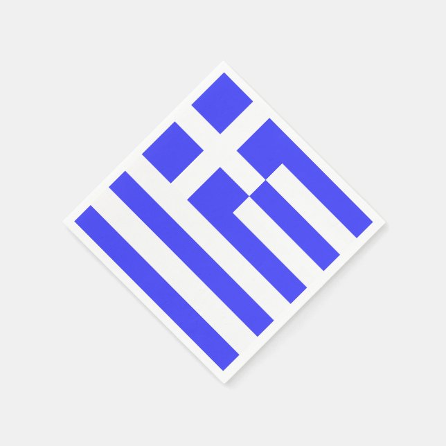 Guardanapo De Papel Bandeira Grega Total (Canto)