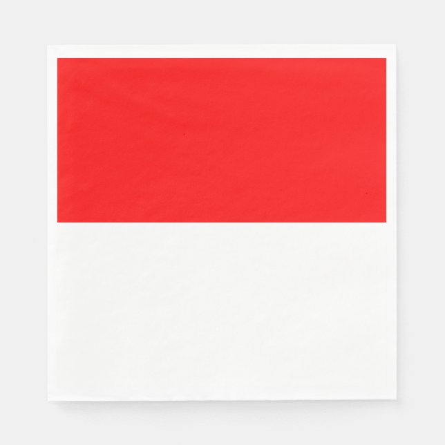 Guardanapo De Papel Bandeira indonésia (Indonésia) (Frente)