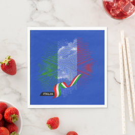 Guardanapo De Papel bandeira italiana