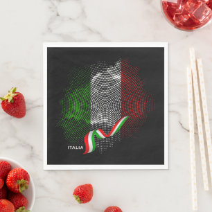 Guardanapo De Papel bandeira italiana