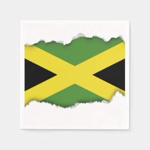 Guardanapo De Papel Bandeira jamaicana