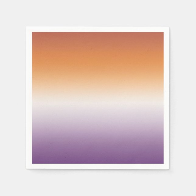 Guardanapo De Papel Bandeira Lésbica do Partido Sápfio (Frente)