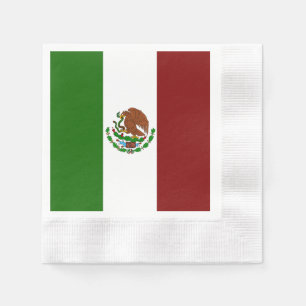Guardanapo De Papel bandeira mexicana
