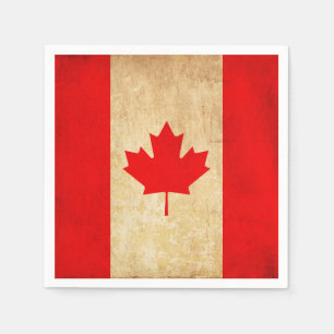 Guardanapo De Papel Bandeira Nacional Patriótica Original do CANADÁ