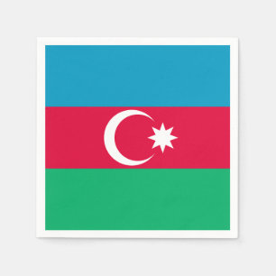 Guardanapo De Papel Bandeira patriótica de Azerbaijan