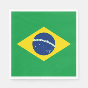 Guardanapo De Papel Bandeira Patriótica do Brasil
