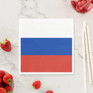 Guardanapo De Papel bandeira russa