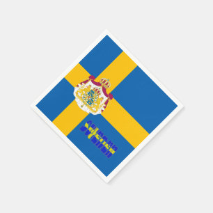 Guardanapo De Papel Bandeira sueca
