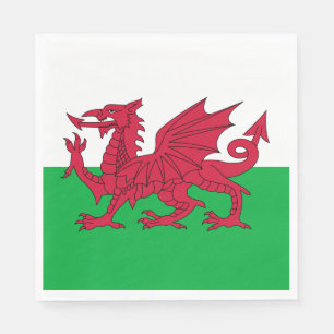 Guardanapo De Papel Bandeira Welsh