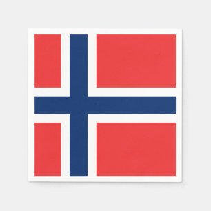Guardanapo De Papel Bandeiras norueguesas