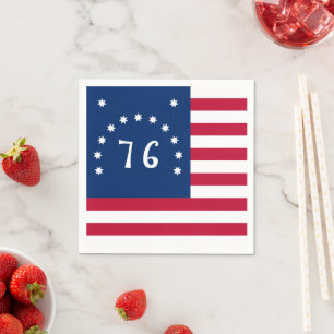 Guardanapo De Papel Banner de Bennington: A bandeira da batalha americ