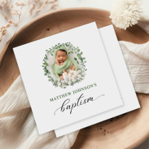 Baptism Christening Photo Rosas Floral