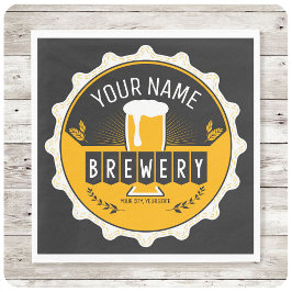 Guardanapo De Papel Bar de Garrafa de Cerveja de Cerveja Personalizada