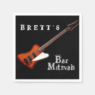 Guardanapo De Papel Bar de Violão Mitzvah Napkins