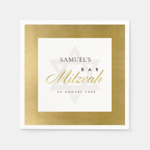 GUARDANAPO DE PAPEL BAR DOURADO ELEGANTE SIMPLES DE FAUX CLEAN BAT MIT
