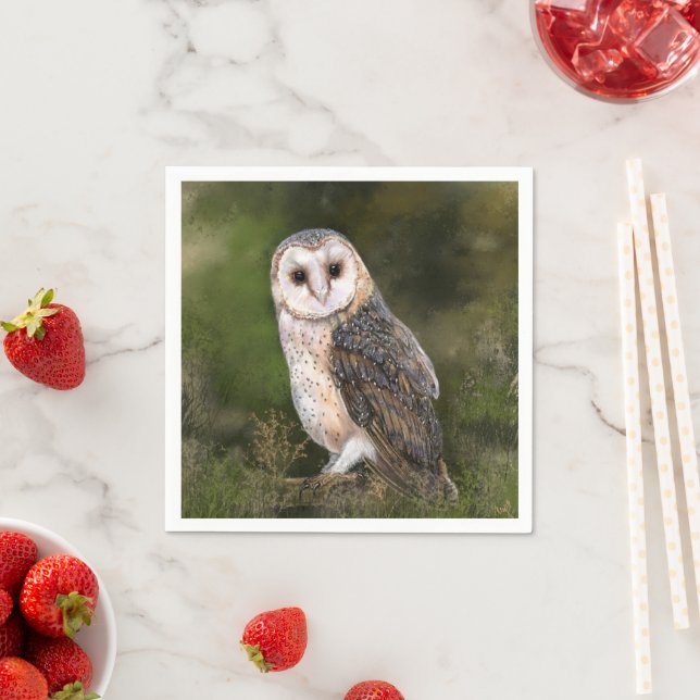 Guardanapo De Papel Barn Owl Napkins (Insitu)
