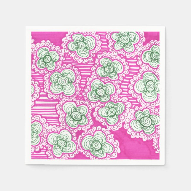 Guardanapo De Papel Barnáculos e couves-de-bruxelas (Frente)