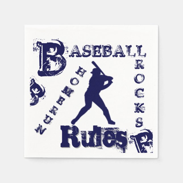 Guardanapo De Papel Baseball (Frente)