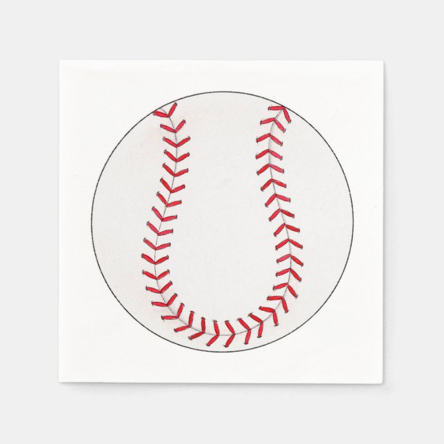 Guardanapo De Papel Baseball (Frente)