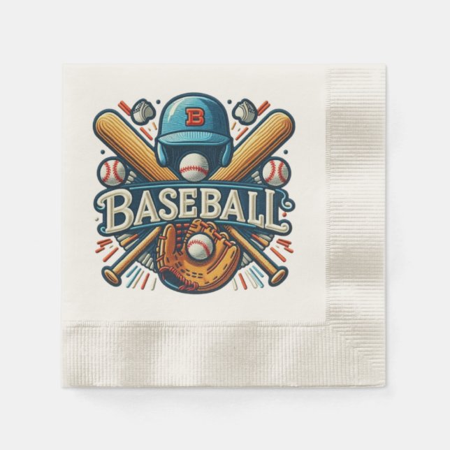 Guardanapo De Papel Baseball Classic Essentials / Legenda Retroativa d (Frente)