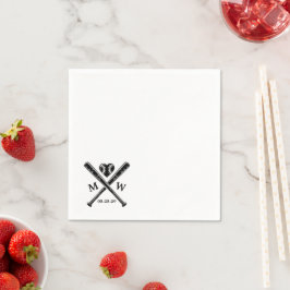 Guardanapo De Papel Baseball Love