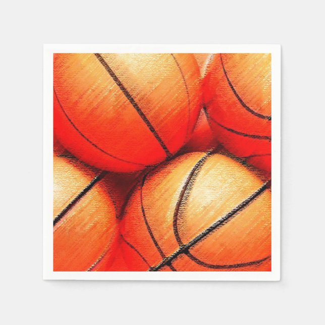 Guardanapo De Papel Basquetebol (Frente)