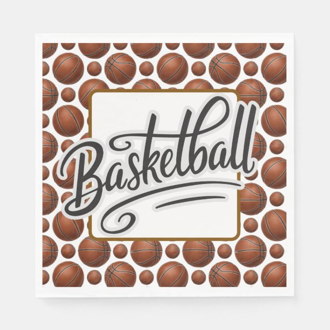 Guardanapo De Papel Basquetebol  (Frente)