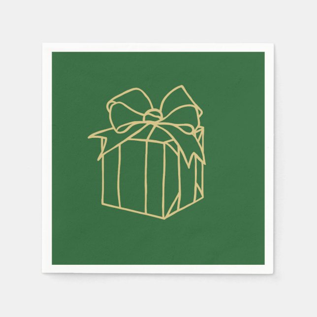 Guardanapo De Papel Basta Coleção de Natal - Presente (Frente)
