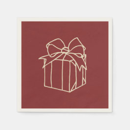 Guardanapo De Papel Basta Coleção de Natal - Presente