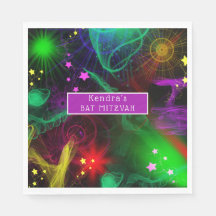 Bat/Bar Mitzvah Pintura Neon em Espalhamento