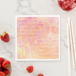 Guardanapo De Papel Bat Bar Mitzvah Simplesmente Sutil Para Napkins
