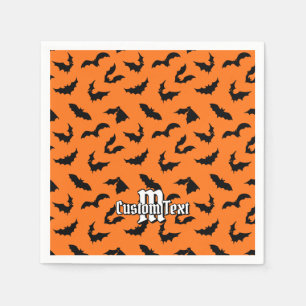 Guardanapo De Papel Bat Silhouettes Pattern