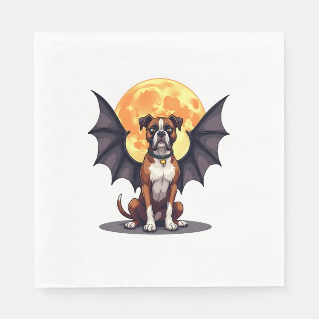 Guardanapo De Papel Bat Wings Boxer (Frente)