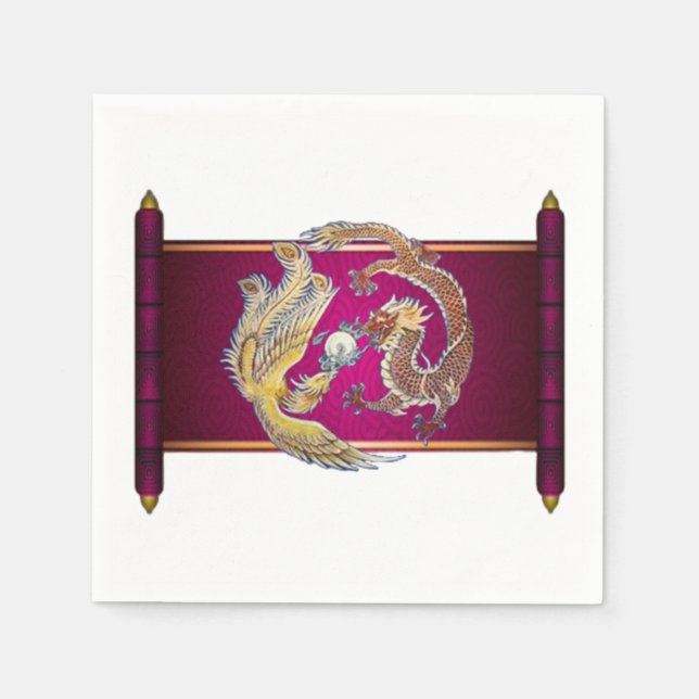 Guardanapo De Papel Batalha Mística (Frente)