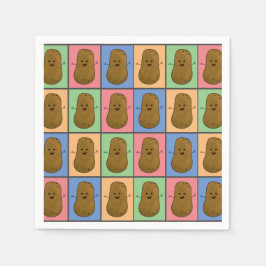 Guardanapo De Papel Batata em estilo Pop Art