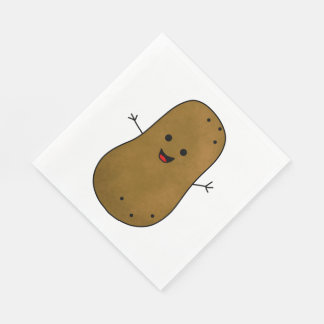 Guardanapo De Papel Batata Feliz Fofa