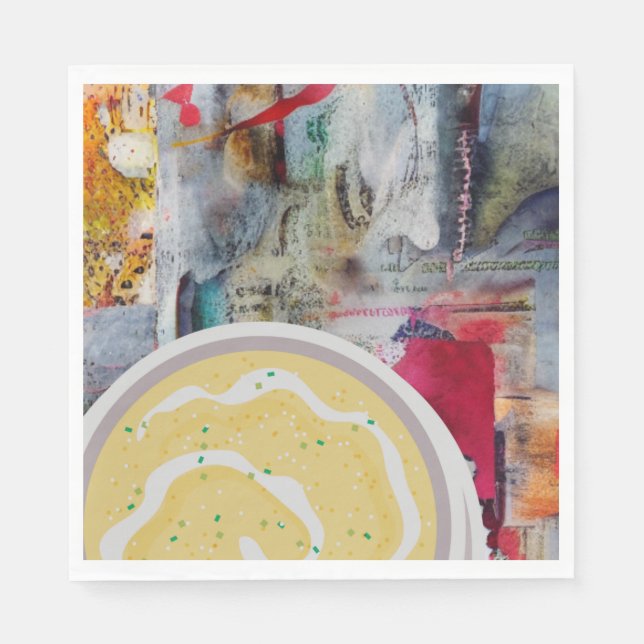 Guardanapo De Papel Batatas amassadas (Frente)