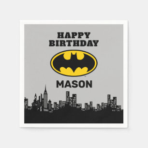 Guardanapo De Papel Batman - Cidade de Gotham   Aniversário
