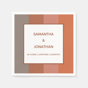 Guardanapo De Papel Bauhaus Striped Custom Wedkins Paper