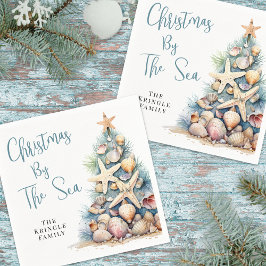 Guardanapo De Papel Beach Christmas Party