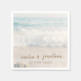 Guardanapo De Papel Beach Wedding | Seaside Wedding