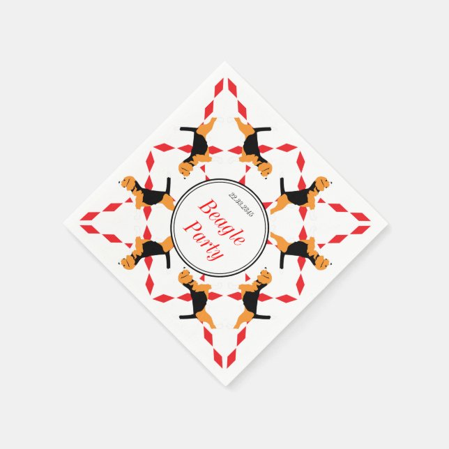 Guardanapo De Papel Beagle Napkins (Canto)