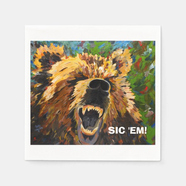 GUARDANAPO DE PAPEL BEAR NAPKINS (Frente)