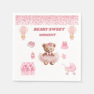 GUARDANAPO DE PAPEL BEARY SWEET MOMENT 3PLY WHITE STANDARD COCKTAIL