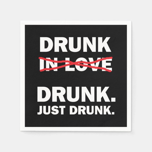 Guardanapo De Papel Bêbado (Frente)