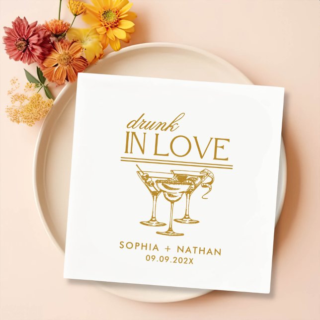 Guardanapo De Papel Bebado Apaixonado Por Vinhos Personalizados Casame (Criador carregado)