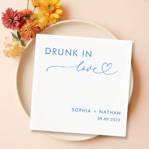 Guardanapo De Papel Bebado Moderno No Amor Casamento Personalizado
